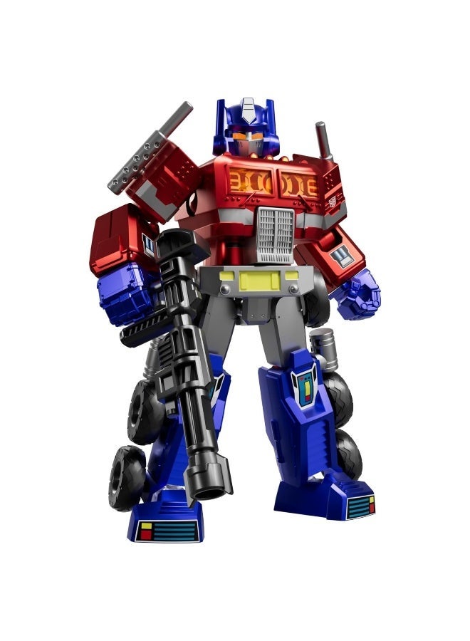 BLOKEES Transformers Shining Version 02 Building Kit | Shining 1985 Collectible Action Figure Block Toy with Glowing Chest & Eyes | Licensed Model for Kids & Adults | STEM Construction & Display - Image 1